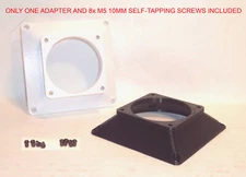 120mm to 60mm Computer Fan Adapter Converter Change Mounting Flange Flow PC Mod