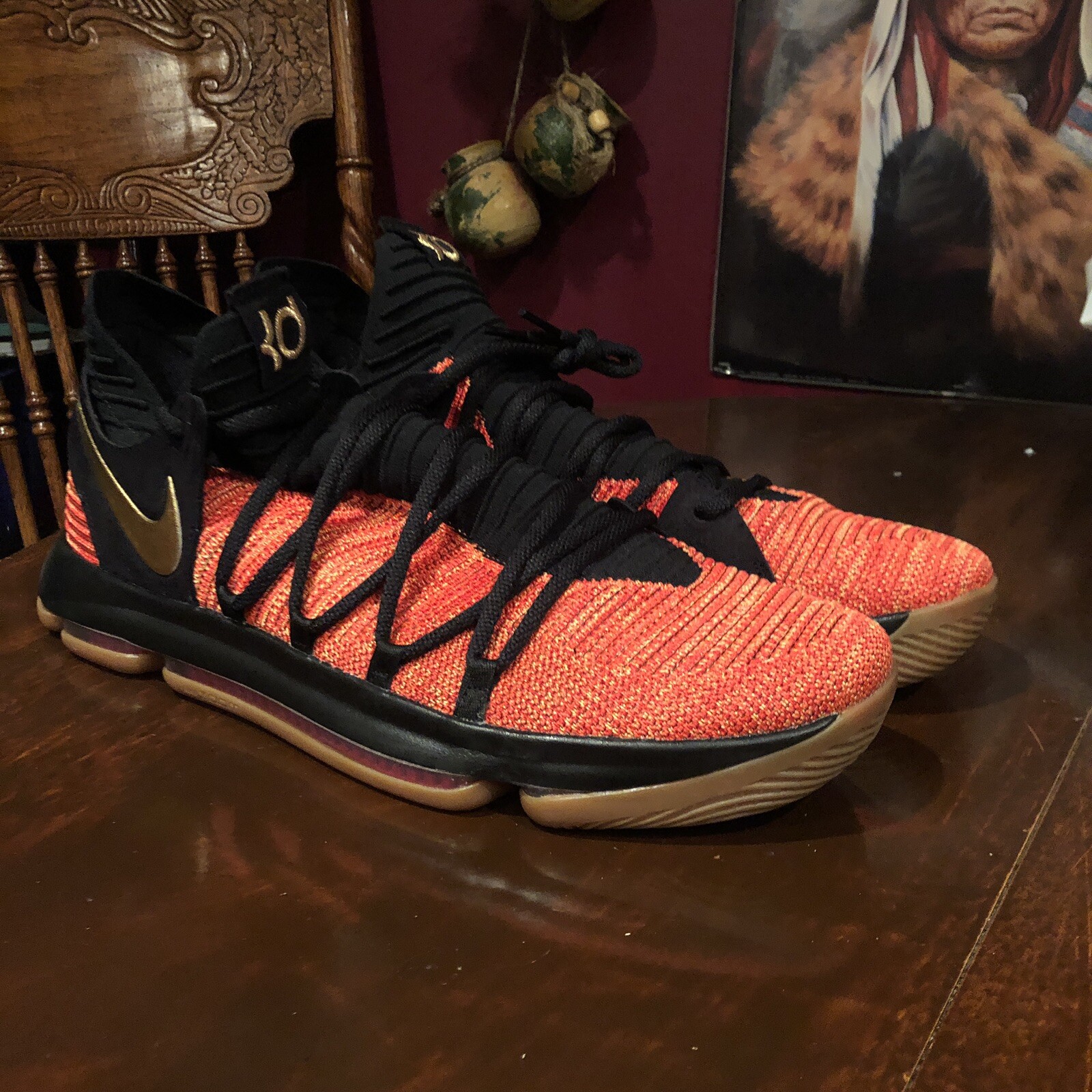 scarpe kd 10 uomo oro