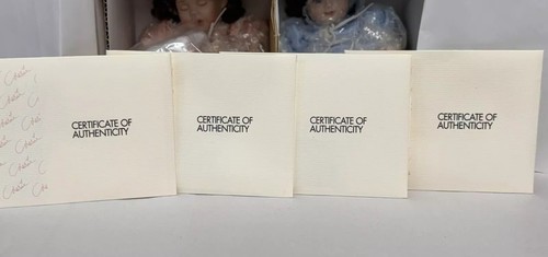 Marie Osmond Tiny Tots Olive May and Friends 6" Dolls W/COA Necklace & Box NEW - Picture 6 of 8