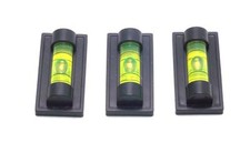 Three Magnetic Magnet Bubble Spirit Level 25mm Vial NEW Use with Tripod Etc.