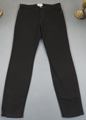 Current Elliot Jeans Womens Sz 0 The Stiletto High Waist Skinny Jeans Jet Black