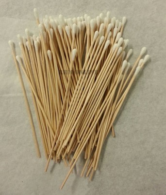 300 Pc Cotton Swab Applicator Q Tip Swabs 6in Extra Long Wood