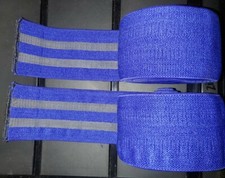 True Iron Brand Powerlifting Heavy Duty Gripper Knee Wraps Pair - 3 Meters, NEW