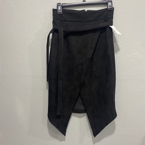 womens skirt small s black pencil fitted angled fitted sexy clubbing back zip
