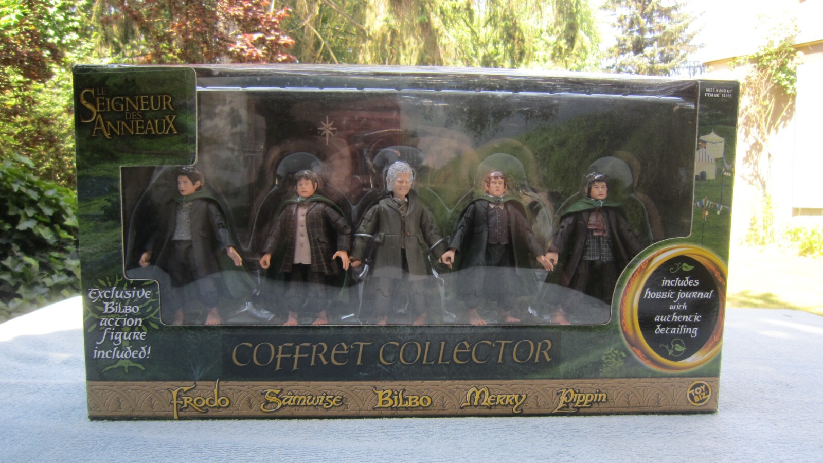 TOY BIZ EL SEÑOR DE LOS ANILLOS PACK REGALO AHÍ Y DE VUELTA