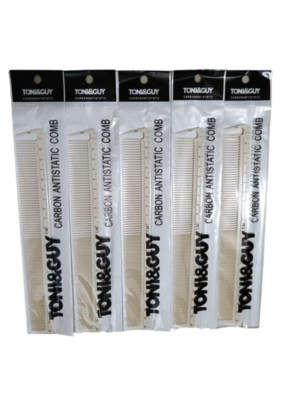 Toni & Guy Carbon Antistatic Barber Professional Stylist Unisex Kamm (5 Stück)