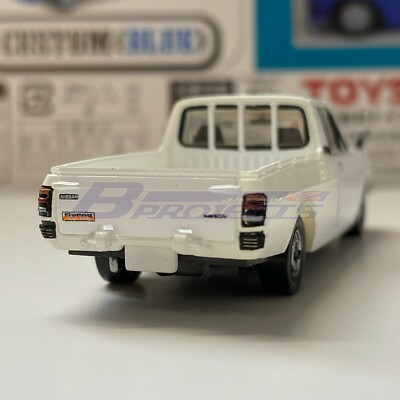 Datsun 12000 Ute GB122 Late Sunny Truck White 1/64 Mini Scale Car