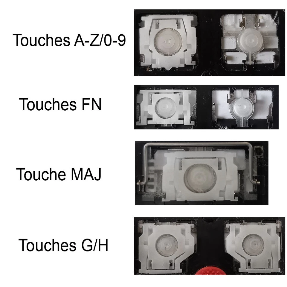 Touche de Clavier pour LENOVO ThinkPad X1 Carbon Gen5 2017 / Gen6 2018 - Photo 1/4