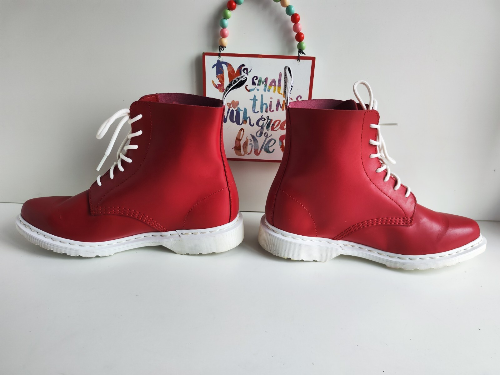 Dr Martens pascal Edith red pointed toe 1460 boot… - image 4