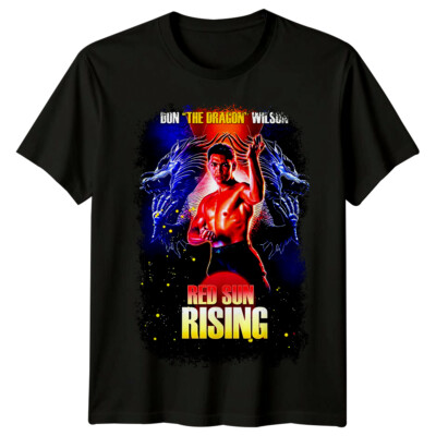 Red Sun Rising (1994) Movie Poster Inspired T-Shirt Retro 80s Tee