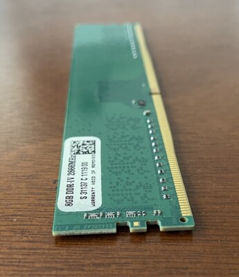 ON 8 GB 288-Pin DDR4-2666 PC4-21300 Desktop RAM S 31137 C 1119 00