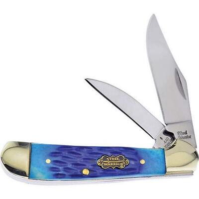 New Frost Cutlery Locking Copperhead Blue Bone SW-104CBJ