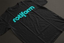 Rotiform Wheels Logo Men's Black T-Shirt Sizes S M L XL 2XL 3XL 4XL 5XL