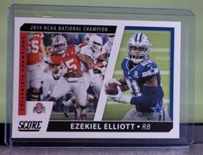 Ezekiel Elliott Collegiate Champions 2021 Panini Score Football NFL Card No. CC6