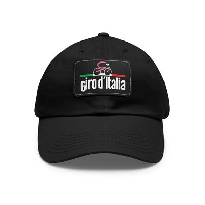 Soft Giro d'Italia Cycling Logo Dad Hat Unisex With Leather Patch