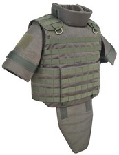 Gilet Tattico Portatarga Sistema Modulare Olive Drab Taglia L MOLLE Squalo Vuoto