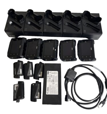 5 Zebra WT6000 tragbarer Handheld Computer WT60A0-TS2NEWR Android 7 WiFi only
