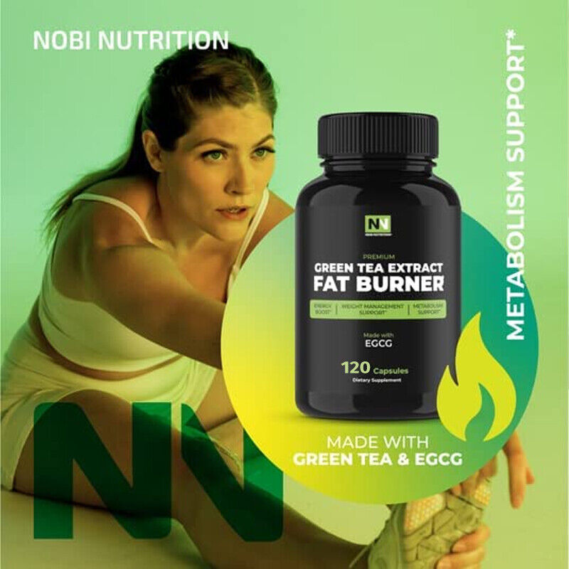 Nobi Nutrition Green Tea Extract Fat Burner - Natural Weight Loss  Supplements