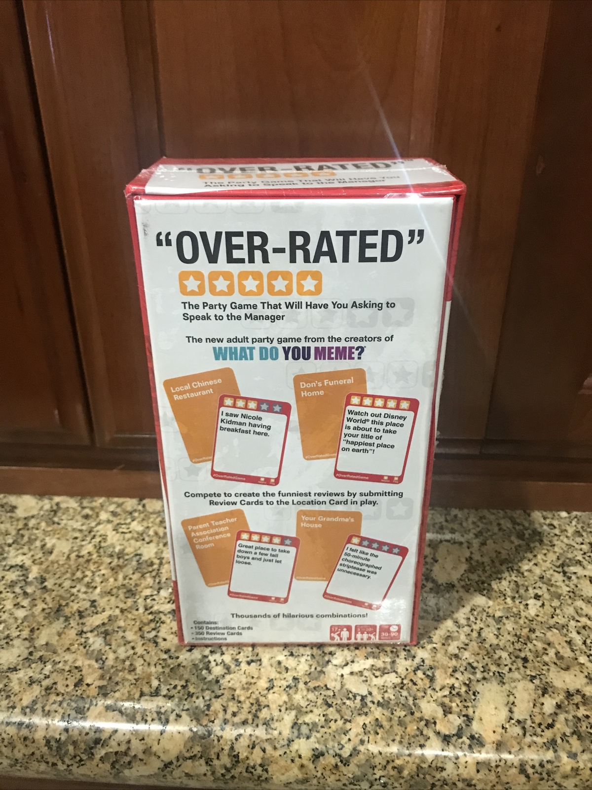 Over-Rated By The Creators Of What Do You Meme Party Card Game New Sealed