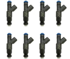 SET of 8 Brand New Mercruiser V8 Fuel Injectors, 885176, 0280156081, MAR102-8N