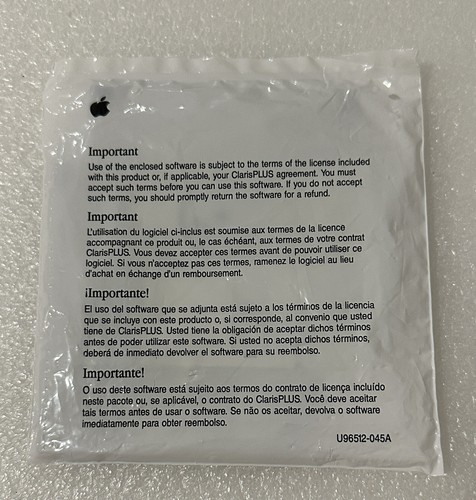 Apple Mac OS 8 Disk Tools Floppy Disks 1 & 2 Macintosh SEALED - Picture 2 of 2