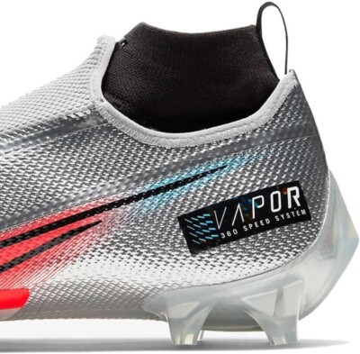 Nike Men’s SZ.11.5 Vapor Edge Elite 360 Premium Metallic Platinum Crimson New Nike Vapor Edge Elite 360 Cleats Men main image 3