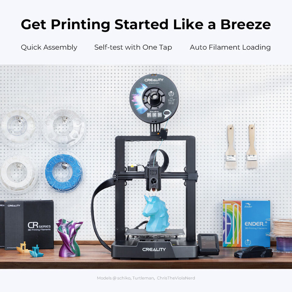 Refurbished】Creality Ender 3 V3 KE 3D Printer CR Touch Auto