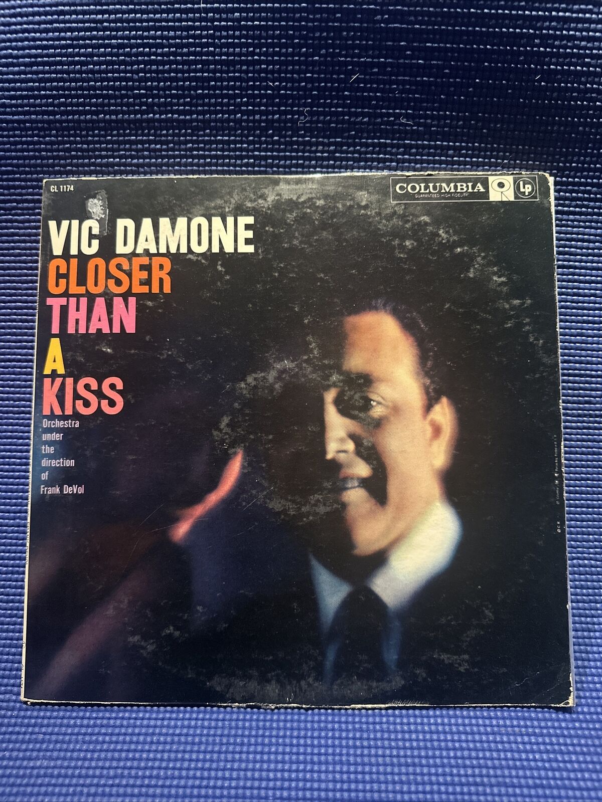 VIC DAMONE Closer Than A Kiss COLUMBIA  6-eye Ultrasonically Cleaned