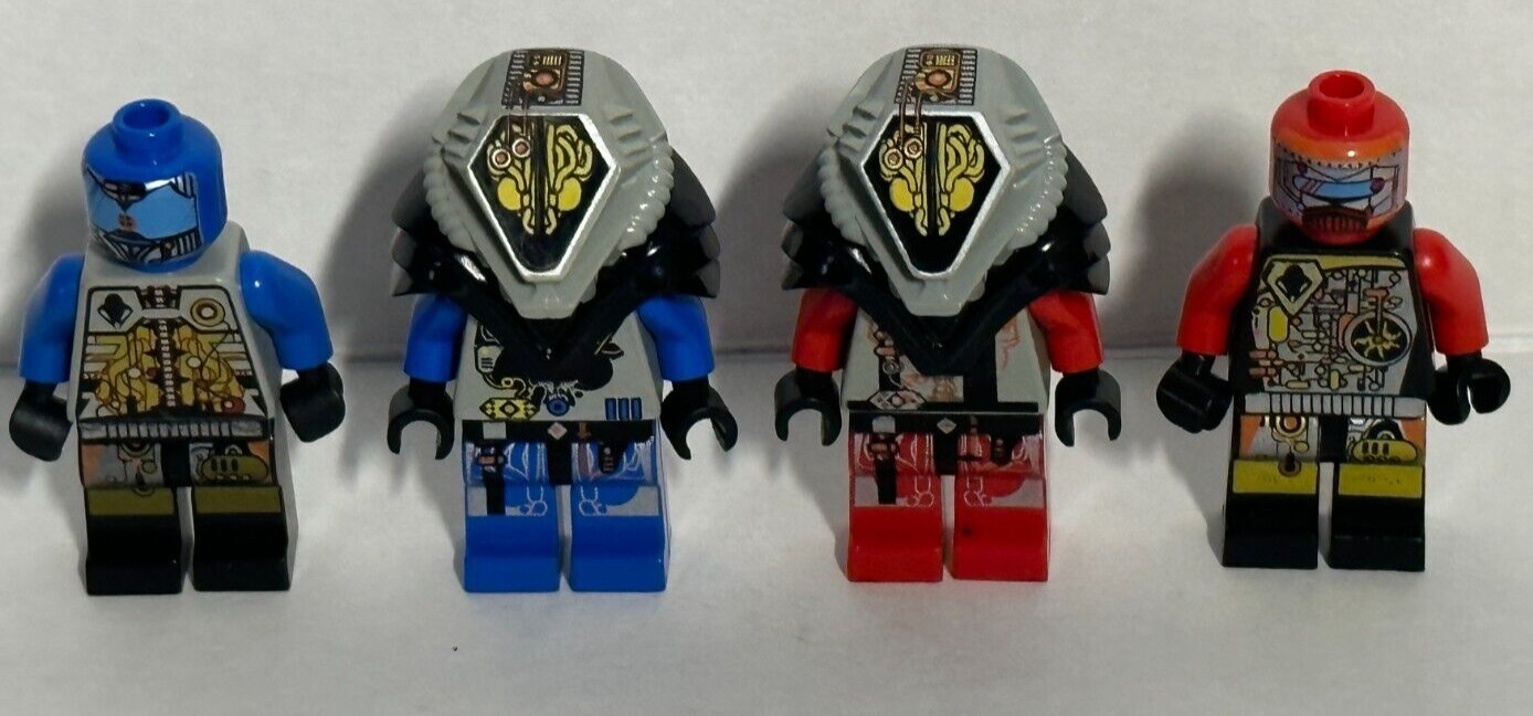 LEGO Space Minifigure UFO Alien Droid Lot of 4 1997
