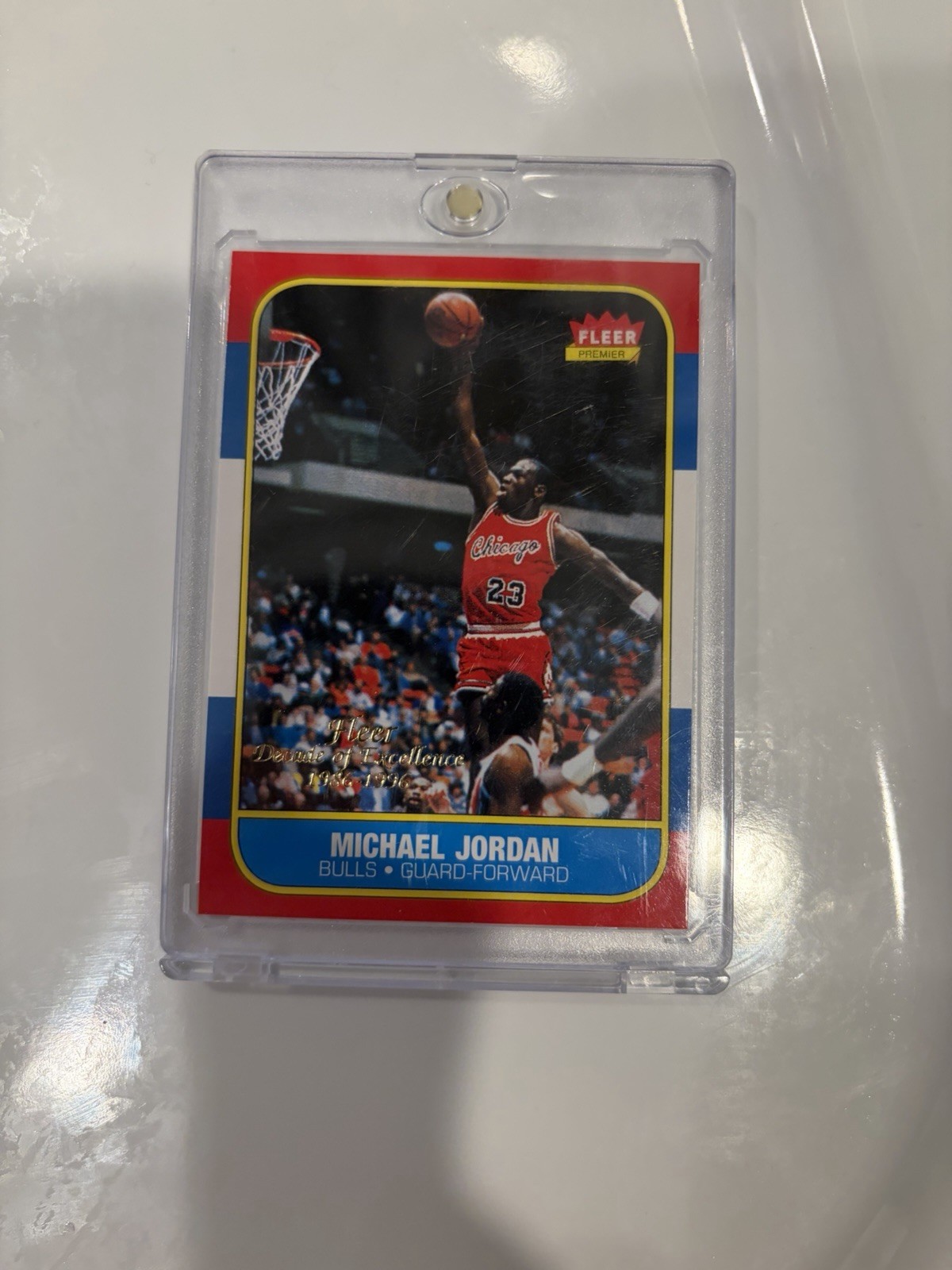 Fleer Michael Jordan Decade of Excellence #4 Chicago Bulls 1986-1996 Basketball