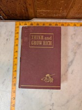 THINK and GROW RICH 1939 Hardcover 5th Printing by Napoleon Hill RALSTON SOCIETY
