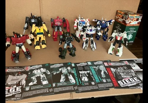 Transformers G1 Autobot Cars Lot Ironhide Sideswipe Trailbreaker Jazz Wheeljack