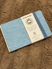 Watercolour Handbook 100% Cotton 300g 9x14 cm 24 Sheets Blue