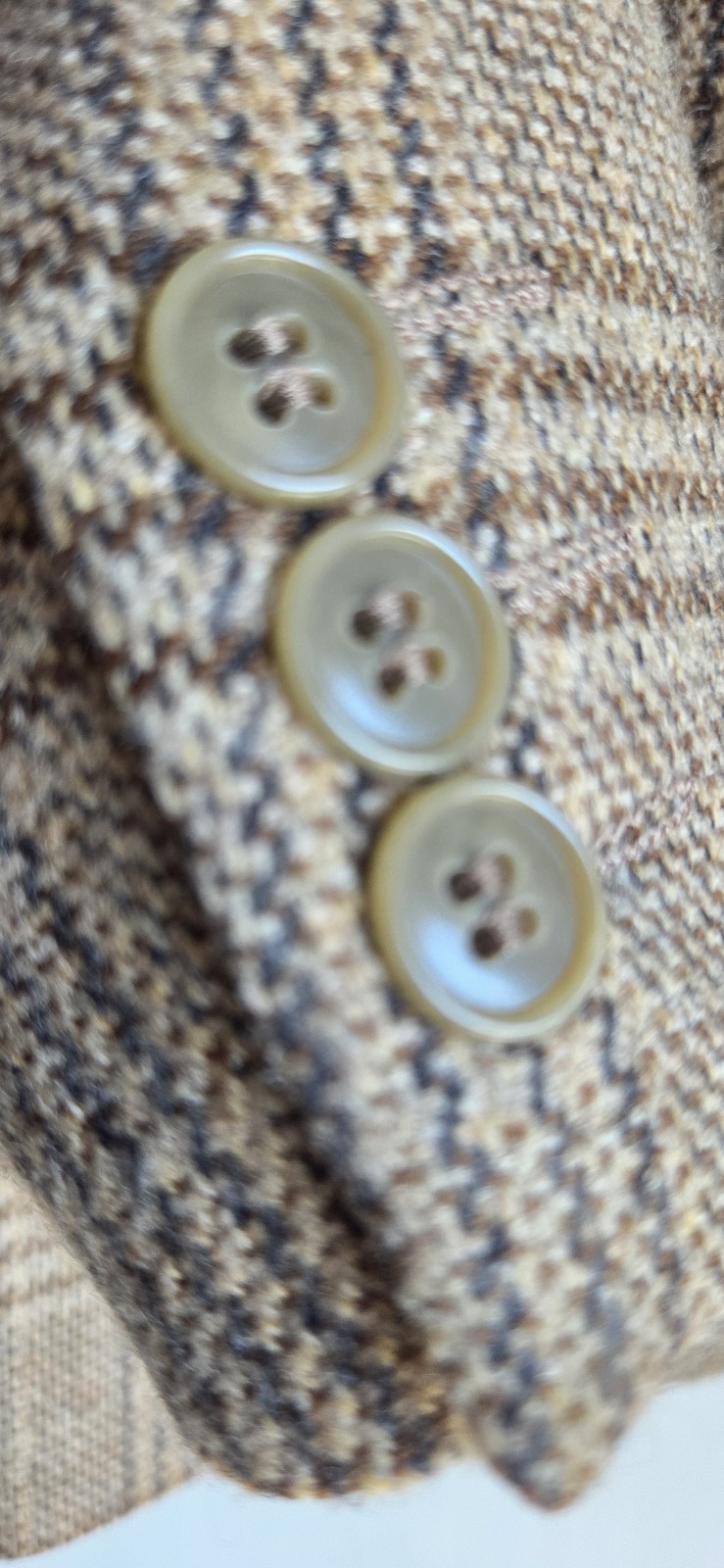 Vintage Christian Dior Monsieur Brown Plaid Sport Coat Blazer 50 R image 6