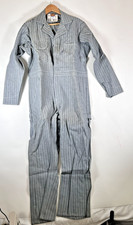 Vintage Big Ben Coveralls Mens 38 Short Herringbone Stripe Workwear Made USA 80s