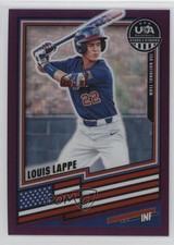 2026 Panini Stars & Stripes Prizm Purple Prizm 96/199 Louis Lappe #175 0xr1