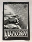 Sega Genesis Instruction Manual for Lotus II 2