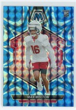 ⭐ 2024 Panini Mosaic Max Melton #343 – Blue Reactive Mosaic