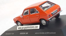 104 PEUGEOT ORANGE 1972 ODEON REF 168 ECHELLE AU 1/43 EME miniature collection