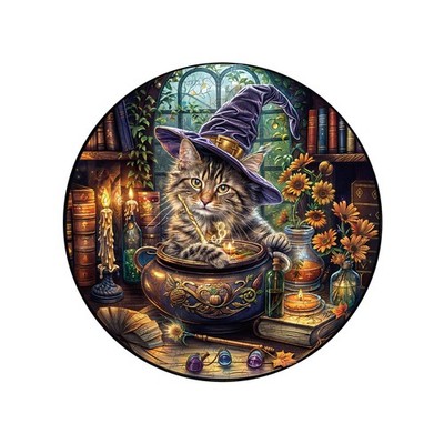 KAAYEE Wooden Puzzles for Adults, 3D Visual Effect Magic Feline Cat Wooden Ji...