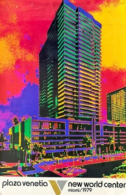 Miami Architecture Vintage Poster (1979)