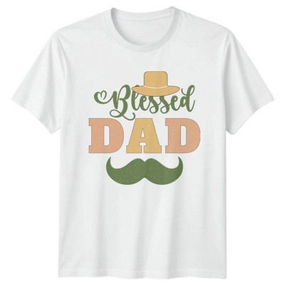 Seliger Papa Herren T-Shirt Vaterschaft Familie Vatertag Geschenk für Ihn