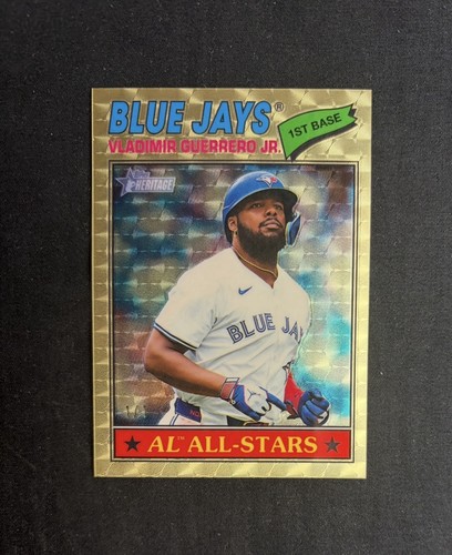 2026 Topps Heritage Vladimir Guerrero Jr. Chrome Superfractor 1/1 #46 Blue Jays