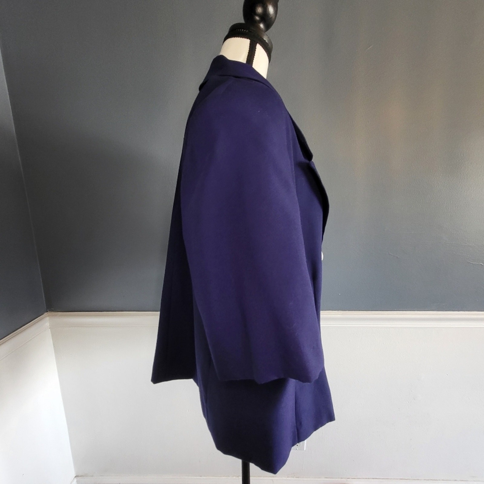 Vtg Pendleton Shortsleeve NWT Double Breasted Blu… - image 3