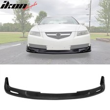 Fits 04-06 Acura Tl Mugen Style Front Bumper Lip Spoiler Unpainted Black Pu