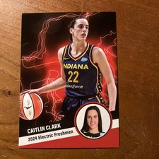 2024 Caitlin Clark Electric RC Card Indiana Fever