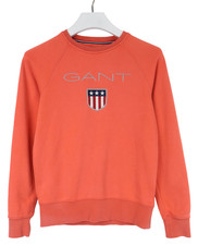 GANT Sweatshirt Women's XS Long Sleeve Red Crew Neck Pullover Logo
