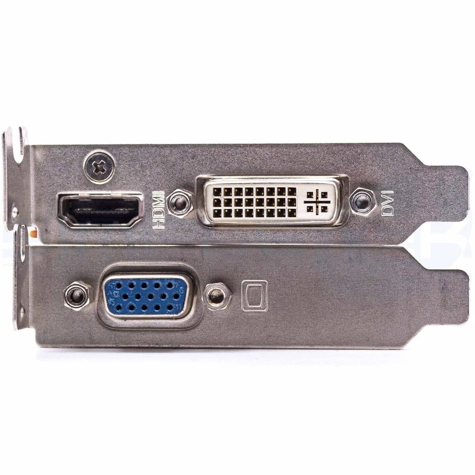 Video Card Graphics Asus EAH5450 Fanless 1GB HDMI VGA Dvi-D SFF Low Profile - Image 2 of 3