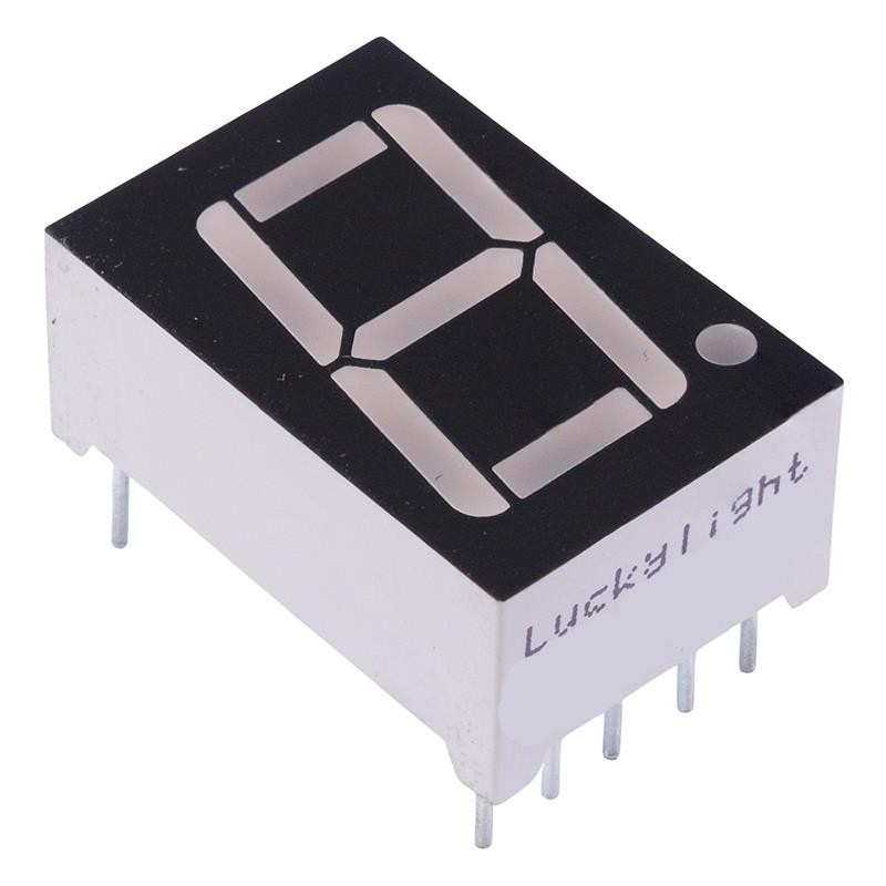 5 x Blue 0.56" Seven Segment LED Display Common Anode