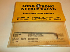 VINTAGE Super Tigre Needle Valve BY HIGLEY  NOS IN PACK NEW  LONG 